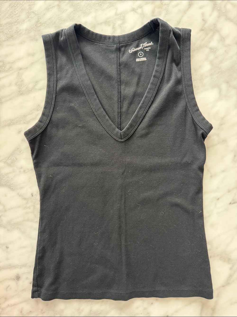 🌼Universal Thread🌼 Bundle V-Neck Tank Top s - Cream, Light Blue, Black - Picture 6 of 7